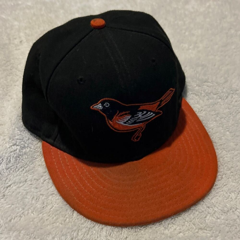Orioles Hat New Era Cool Base Fitted 7 1/4 Baseball Cap Embroidered Made in USA